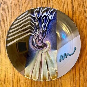 Vintage Decorative Pottery Bowl by Seattle 🎨 artist Michael Patton | Signed ✍🏻